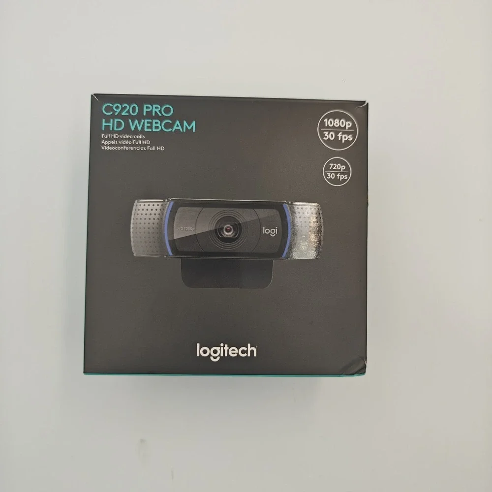 Authentic Logitech C920s Pro HD 1080p Webcam